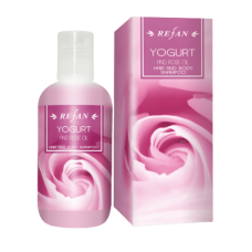 Šampūns matiem un ķermenim ar lipīdiem, jogurtu un rožu eļļu